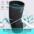 thumbnail image 4 of Knee Support, 2 Pieces Adjustable Elastic Knee Support, Patella and Ligament Knee Support, Sports Knee Support, Knee Osteoarthritis Knee Support, Size M, 4 of 7