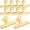 Gold, variant on Bag Clips, 10 Pack Stainless Steel Chip Clips for Food, Food Clips Heavy Duty Clamp Clips Kitchen Clips Snack Clips for Office Kitchen Home