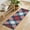 Tartan Pattern With Blue Accents, variant on Bedroom Hallway Indoor Outdoor Mat With Rubber Backing Runner Rug Long The Cross Designs