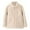 Beige, variant on Teen Girls Winter Trendy Full Zipper Fleece Drift Coat Outdoor Flannel Jacket with Pockets Fashion Korean Stand Collar Long Sleeve Relaxed Warm Fleece Thickened Outwear