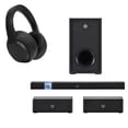 thumbnail image 2 of Combo Home Audio barra de sonido 5.1 con subwoofer inalámbrico STF y Lusso audífonos On Ear inalámbrico BILLBOARD color negro, 2 of 4