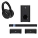 thumbnail image 2 of Combo Home Audio barra de sonido 5.1 con subwoofer inalámbrico STF y Lusso audífonos On Ear inalámbrico BILLBOARD color negro, 2 of 4