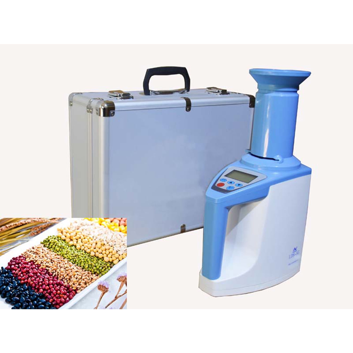 INTBUYING Moisture Meter Digital Grain Moisture Analyzer for Corn Wheat Soybean LDS1G