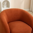 thumbnail image 6 of SEYNAR Modern Velvet 360 Degree Swivel Accent Armchair,Upholstered Round Barrel Side Chair for Living Room, 6 of 8