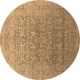 thumbnail image 1 of Ahgly Company Indoor Round Oriental Brown Industrial Area Rugs, 8' Round, 1 of 4