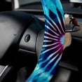 thumbnail image 5 of Tie Dye 14.5 Inch Printing PVC Leather Car Wheel Cover Auto Accessories, 5 of 6