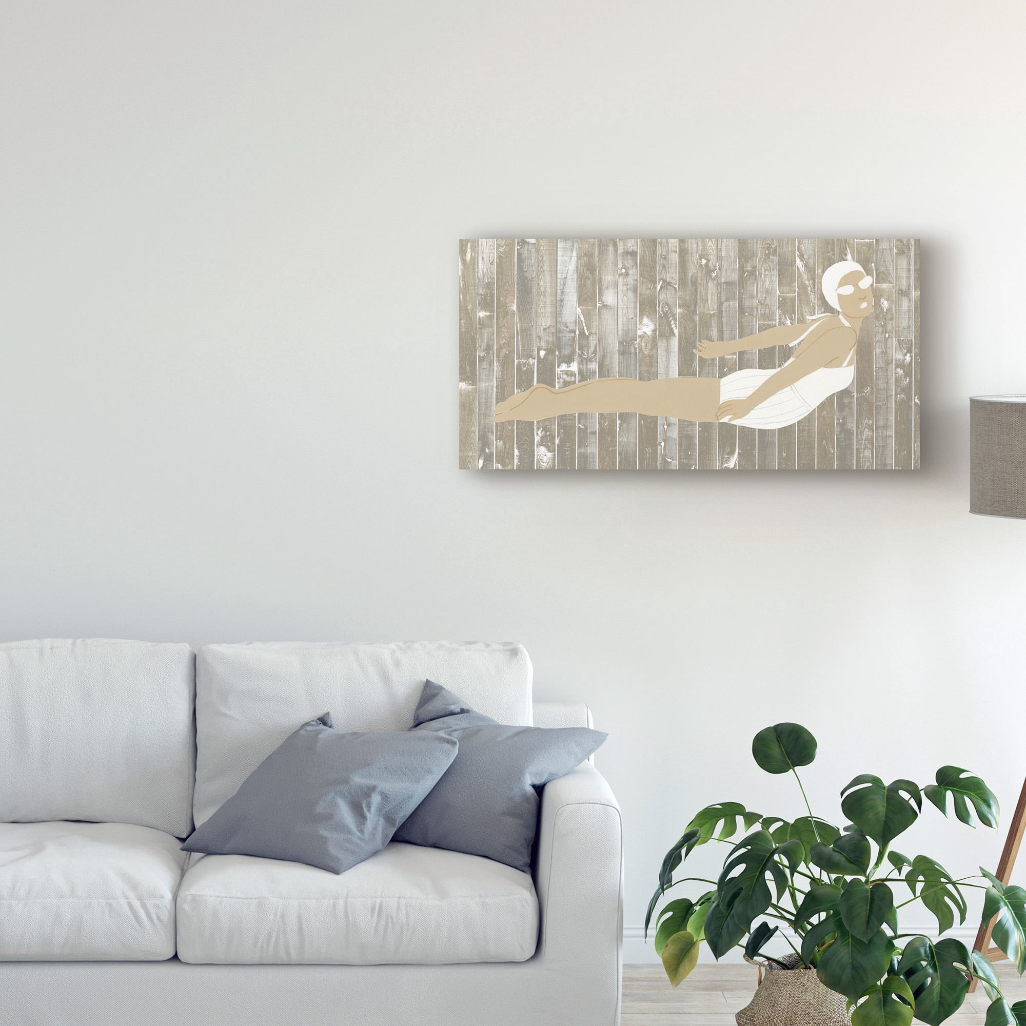 Trademark Fine Art 'Vintage Diver III' Canvas Art by June Erica Vess
