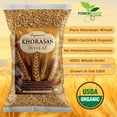 thumbnail image 2 of Khorasan Wheat - Certified 100% Organic Khorasan Whole Wheat Grain (5 Pounds), 2 of 6