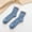 Blue, variant on Weloille Christmas Socks Mid-tube Thickened Coral Fleece Socks Casual Solid Color Coral Fleece Socks Home Socks