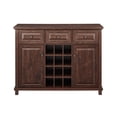 thumbnail image 4 of Gramercy Way Mahogany Cabinet and Wood Doors with Wine Rack, 4 of 9