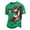 Green, variant on Women Soccer T-Shirt Jersey Tops Canada Crewneck Short Sleeve Relaxed Fit Canada Top Casual Comfort T Shirt Dressy Blouses 4XL