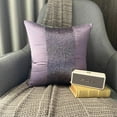 thumbnail image 2 of Pillow Case Zip, Violet Pillow Shams, Metallic Beads Pillow Sham, 24x24 inch (60x60 cm) Pillow Shams, Square Silk Pillow Sham, Pillow Shams, Modern Style, Solid Color - Violet Center, 2 of 10