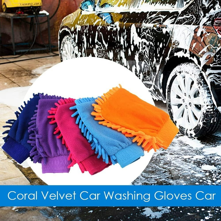 TOCOLES Car Cleaning Wash Mitt, Car Wash Mitt Car Cleaning Kit, Car Accessories Wash Mitt for Car Washing, Cleaning Supplies Dust Gloves for Cars, Trucks