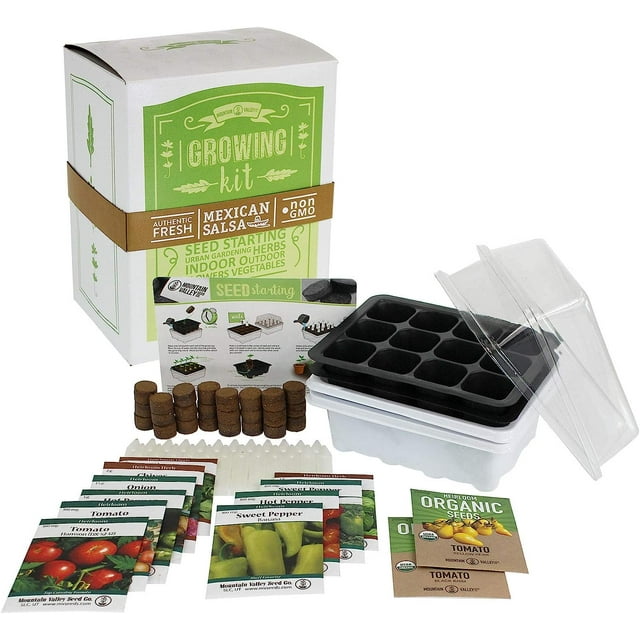 Salad & Vegetable Garden Seed Starter Kit