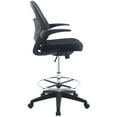 thumbnail image 3 of Modway Advance Drafting Chair with Mesh Back and Armrests in Black, 3 of 6