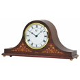 thumbnail image 1 of River City Clocks 5101W Walnut Mantel Clock with Engraved Flower Design, 1 of 1