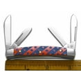thumbnail image 3 of Case xx Knives Small Congress Stars & Stripes Dark Red Bone 1/500 Stainless Pocket Knife, 3 of 4
