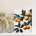 thumbnail image 2 of Qisvanset 12x16 Inch Orange Fruit Spirit Canvas Wall Art, Botanical Bible Verse Kitchen Nursery Apartment Decor, 2 of 8