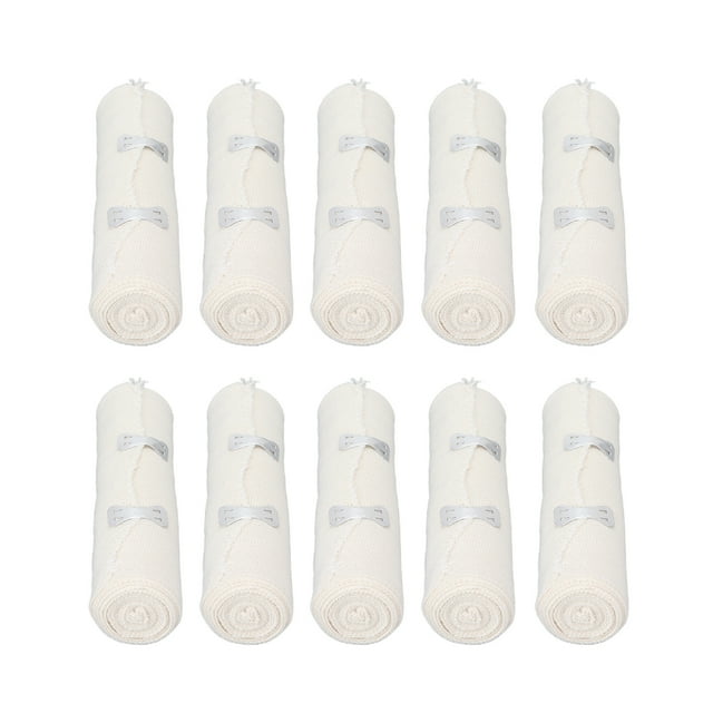 Elastic Sports Bandage,10 Rolls Elastic Bandage Sports Bandage Wrap Compression Bandage Wrap Best in its Class