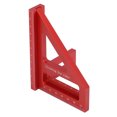 thumbnail image 1 of 3D Multi Angle Measuring Ruler, Woodworking Square Protractor Erosion  Aluminum Alloy  for Pipes for Engineers, 1 of 8
