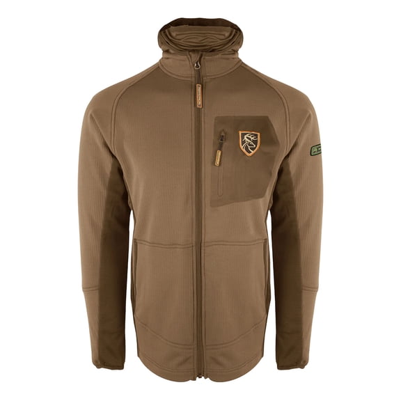 Drake Waterfowl Men's Pursuit Full Zip Hoodie Jacket with Agion Active XL
