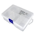 thumbnail image 1 of Caja de pendientes con cuentas de joyería, plástico PP con divisores extraíbles, caja de almacenamiento de herramientas, 1 of 9