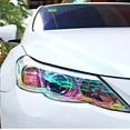 thumbnail image 2 of Vinilo autoadhesivo para faros delanteros de coche, 30 x 120 cm, color camaleón transparente, 2 of 5