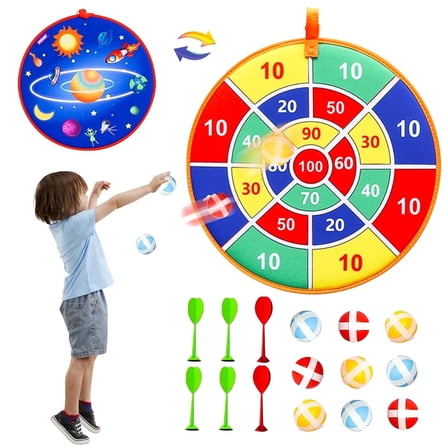 Dartboard Toss Game Toys for Kids 3 4 5 Year Old, Sports Toys for Toddler, Indoor Outdoor Toys for Boys Girls 3-6