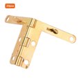 thumbnail image 4 of 20Pcs Support d'Angle Charnière Fer Fer Fer à Repasser Accessoires de Meubles 33x30mmGold, 4 of 8