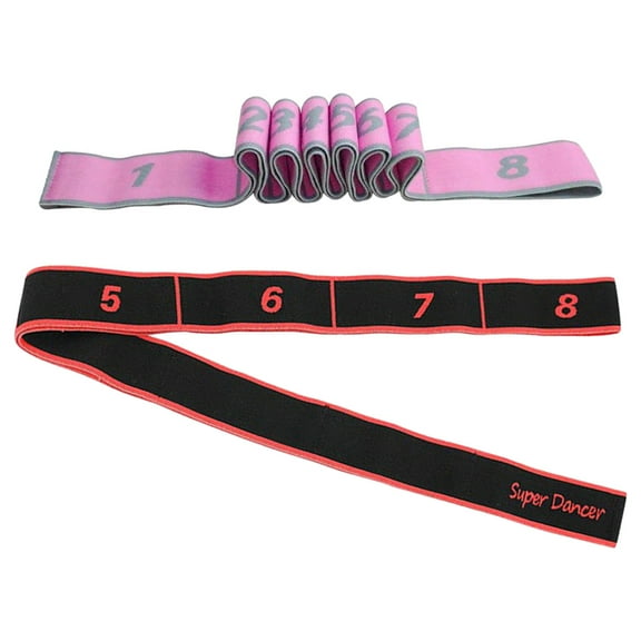 STRANDCHIC 2Pcs Bodybuilding Stretch Bands for Shoulders Back Legs and Waist with Premium Elastic Material