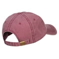 thumbnail image 4 of Mini Chess Knight Embroidered Washed Cap - Maroon OSFM, 4 of 5