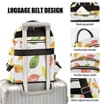 thumbnail image 3 of FORMRS Mini Backpack Purse for Women Travel Daypack Casual Shoulder Bag, Pink Colorful Leaves, 3 of 7