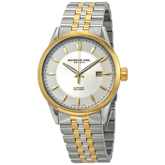 Raymond Weil Freelancer Automatic Silver Dial Two-Tone Stainless Steel Men's Watch 2731-STP-65001