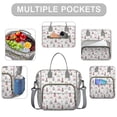 thumbnail image 2 of Beige Princess Castle Rainbow Pattern Womens Lunch Box for Work,Insulated Large Lunch Bag for Tween and Teen,Loncheras Para Mujer,Leakproof Adult Lunch Bag for Work,Beach,Travel,Picnic,Camping, 2 of 7