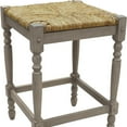 thumbnail image 5 of HomeRoots 516142 24 x 16.5 x 16.5 in. Natural & Gray Backless Counter Height Bar Chair with Footrest, 5 of 5
