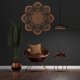 thumbnail image 5 of Decoración hogareña Gwong Flower Patry Wall Yoga Decoración Hermoso Acrílico Efecto Visual Wall Art Ornament para oficina Gwong 21075319, 5 of 6