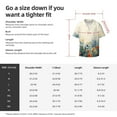 thumbnail image 5 of Pofeuu Floral Mountain Landscape Print Mens Casual Short Sleeve Shirts Beach Summer Spread Collar Pocket Tops Men's Casual Short-sleeved Shirt-XX-Large, 5 of 5