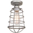 thumbnail image 1 of Ajax 1-Light Plafonnier Industriel Léger&44; Finition Galvanisée, 1 of 1