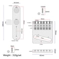 thumbnail image 4 of kusrkot Metal Carving Electric Guitar Saddle Bridge Pickup Slot Set for, 4 of 8