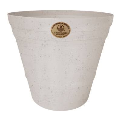 Maceta Plásticos La Ardilla Artersana 20.5 cm Blanco Cantera