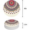 thumbnail image 1 of RYLABLUE Mandala Set of 4 Round Coaster for Drinks, Absorbent Ceramic Stone Coasters Cup Mat with Cork Base for Home Kitchen Room Coffee Table Bar Decor, 1 of 4