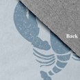 thumbnail image 2 of Simply Daisy 5' x 7' Lobster Nautical Chenille Rug, Dusty Smoke, 2 of 4