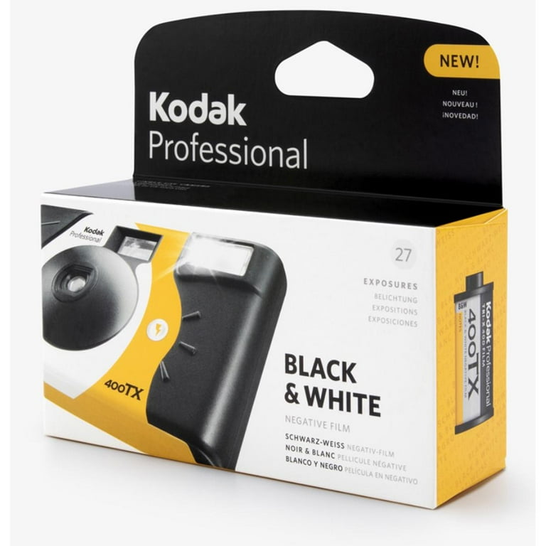 Kodak Tri-X 400 Black & White Negative Film Camera, 27 Exposures