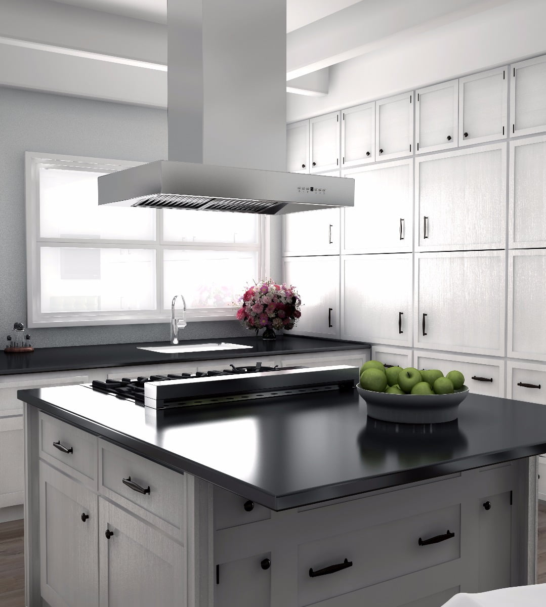 ZLine KECOMIRD36 Remote Dual Blower Island Range Hood
