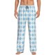 thumbnail image 1 of Fotbe Blue and White Squares Pantalones de Pijama para Hombre, Pantalones de Dormir, Pantalones de Casa con Cintura Ajustable y Bolsillos-X-Large, 1 of 6