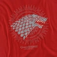 thumbnail image 2 of Game of Thrones Stark Burst Sigils Unisex Adult T-Shirt, Red, 2X-Large, 2 of 6