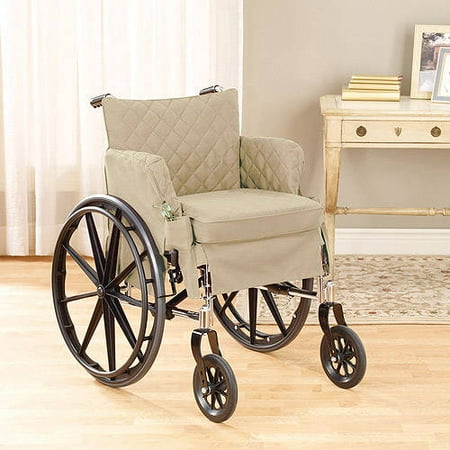Sure-Fit Twill Supreme Desk Wheelchair Slipcover