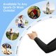 thumbnail image 5 of Un par de manguitos de seda de hielo con protección UV de secado rápido para exteriores, funda de brazo de nailon para mujer, unisex, 5 of 5