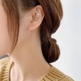 thumbnail image 3 of Women Ear Climber Lightning Crystal Snowflake Ear Wrap Crawler Leaf Ear Crawler, 3 of 10