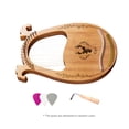 thumbnail image 4 of Shinysix Lyre Harp,Key Wooden Harp Box Wrench 3pcs Wrench 3pcs Picks Picks Sticker Set Resonance Box Wrench Wooden Harp Resonance 3pcs Picks Sticker Wooden Harp Harp Resonance Box C Key Wooden, 4 of 6